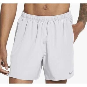 Nike Challenger Men's Brief-Lined Running Shorts White/Silver XX-Large XXL